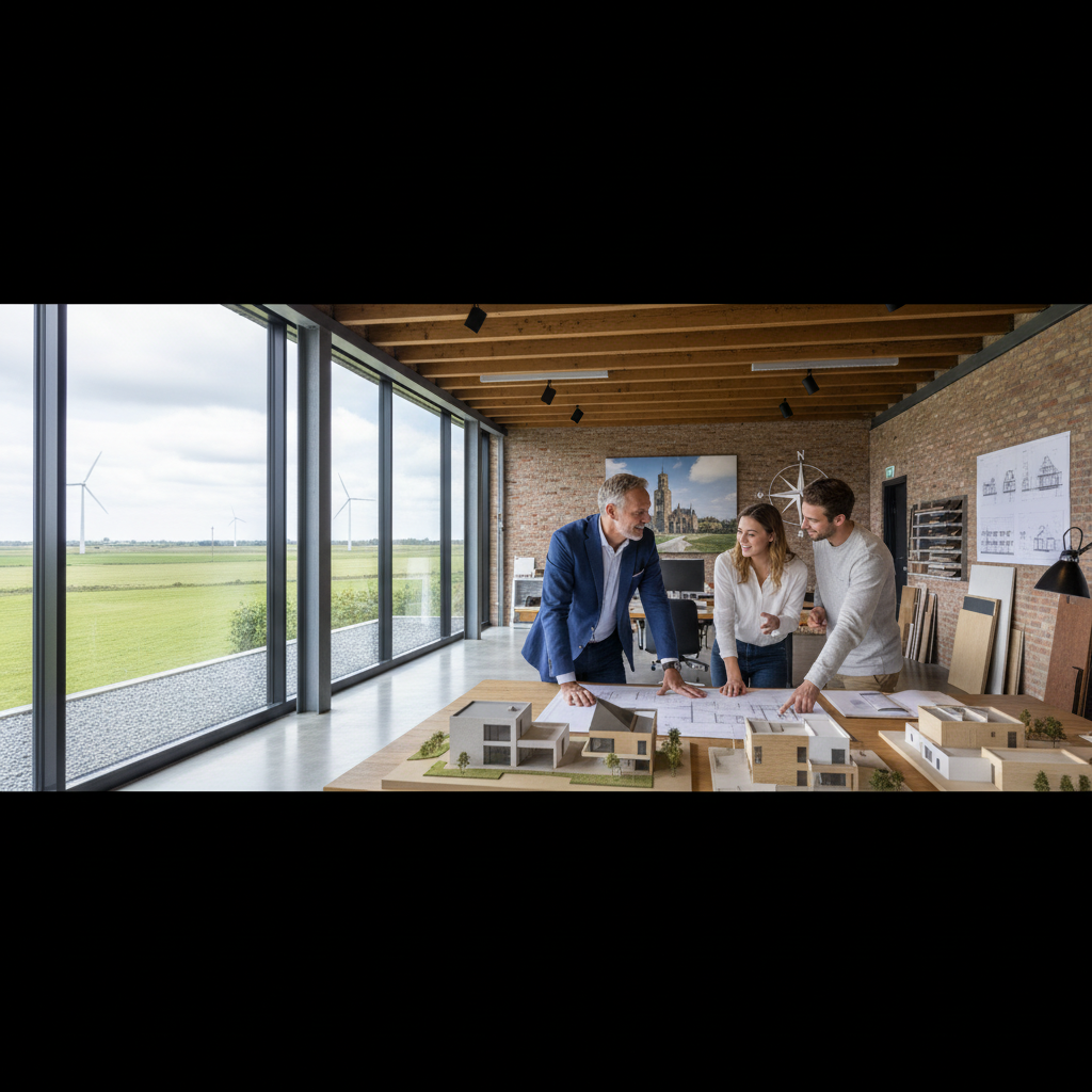 Realistische foto passend bij Architect West-Vlaanderen: vakmanschap en persoonlijke begeleiding voo